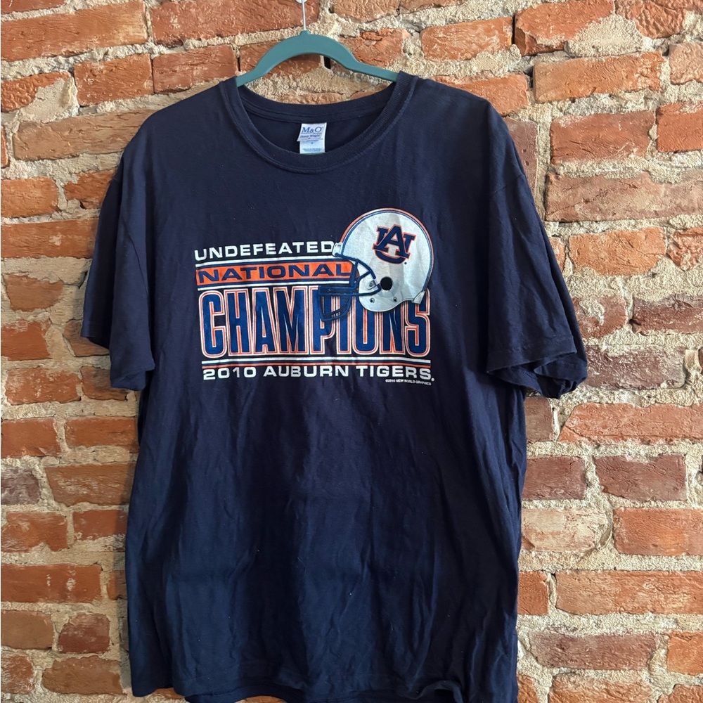 Auburn Tigers National Championship 2010 Navy Blue T-Shirt